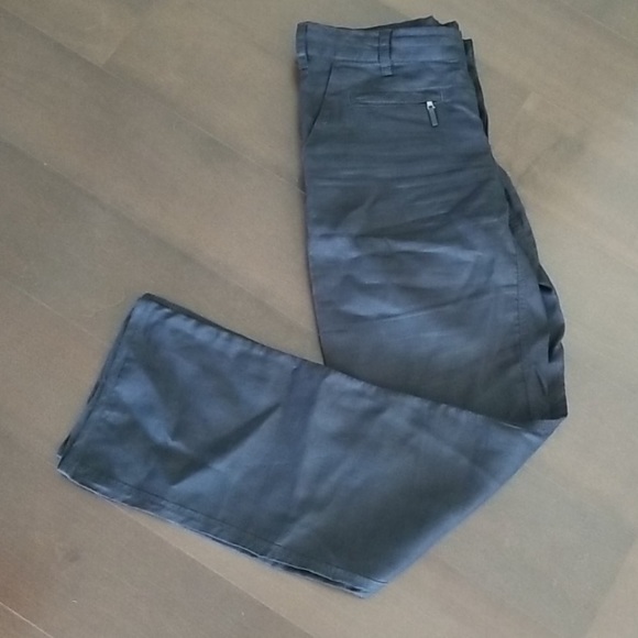 Men's Zara Black Linen Pants - Picture 3 of 4